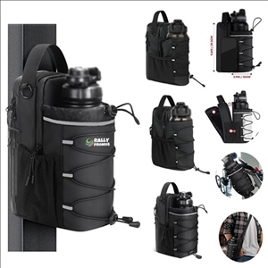 Reflective Bottle Holder Magnetic Bottle Bag with Phone Pockets